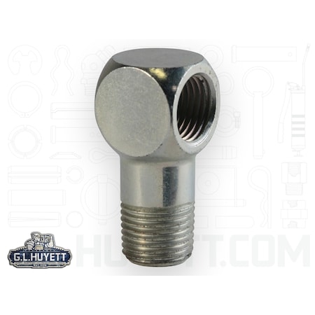 Alemite Elbow, 90, 1/8-27PTF SAE Short x 1/8-27N A43706